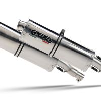Scarico compatibile con Honda Vtr 1000 Sp-1 RC51 2000-2001, Trioval, Coppia di terminali di scarico omologati, forniti con db killer removibili e raccordi specifici