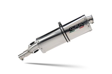 Exhaust compatible with Bmw R 850 R -GS 1994-2002, Trioval, Homologated legal slip-on exhaust including removable db killer, link pipe and catalyst 
