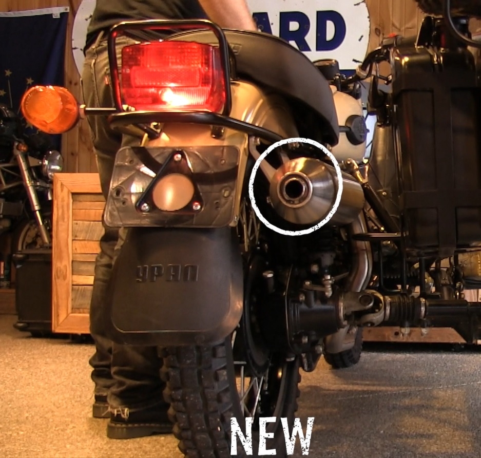Scarico compatibile con Ural Gear Up 2017-2019, Ultracone, Scarico completo omologato,fornito con db killer estraibile,catalizzatore e collettore