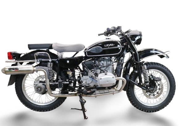 Scarico compatibile con Ural Gear Up 2020-2024, Ultracone, Scarico completo omologato,fornito con db killer estraibile,catalizzatore e collettore