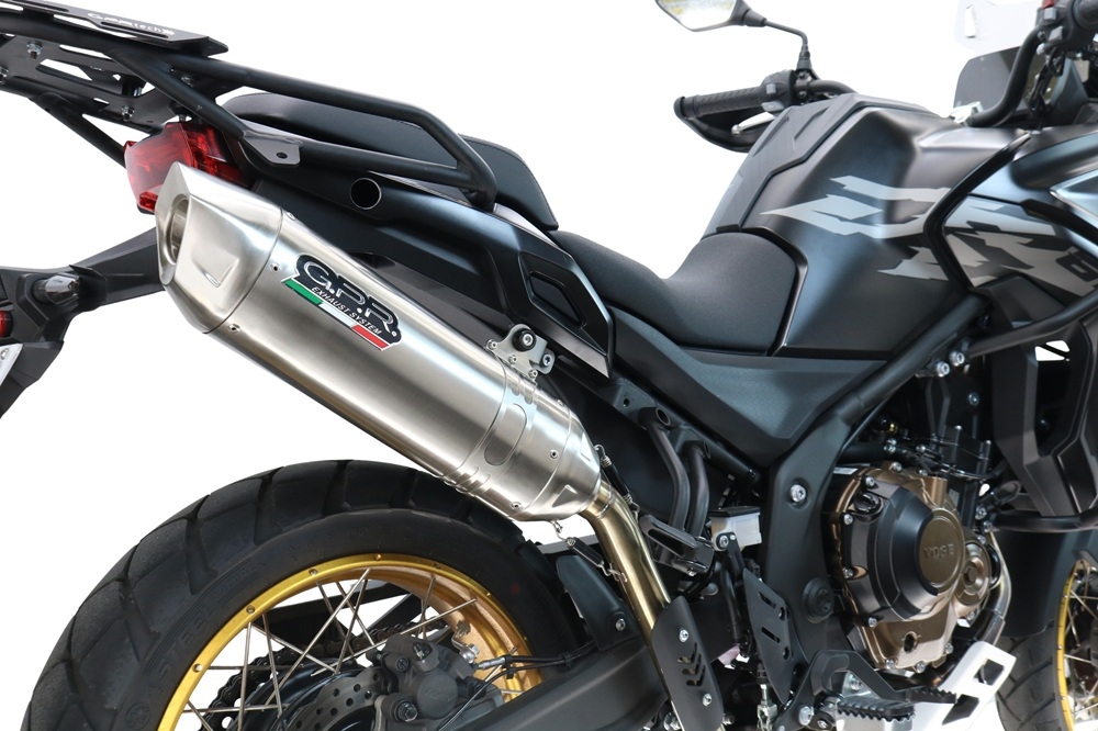 Scarico GPR compatibile con  Voge 625DSX 2024-2025, Furore-X Acciaio Inox, Scarico omologato, silenziatore con db killer estraibile e raccordo specifico