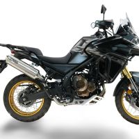 Scarico GPR compatibile con  Voge 625DSX 2024-2025, Satinox , Scarico omologato, silenziatore con db killer estraibile e raccordo specifico