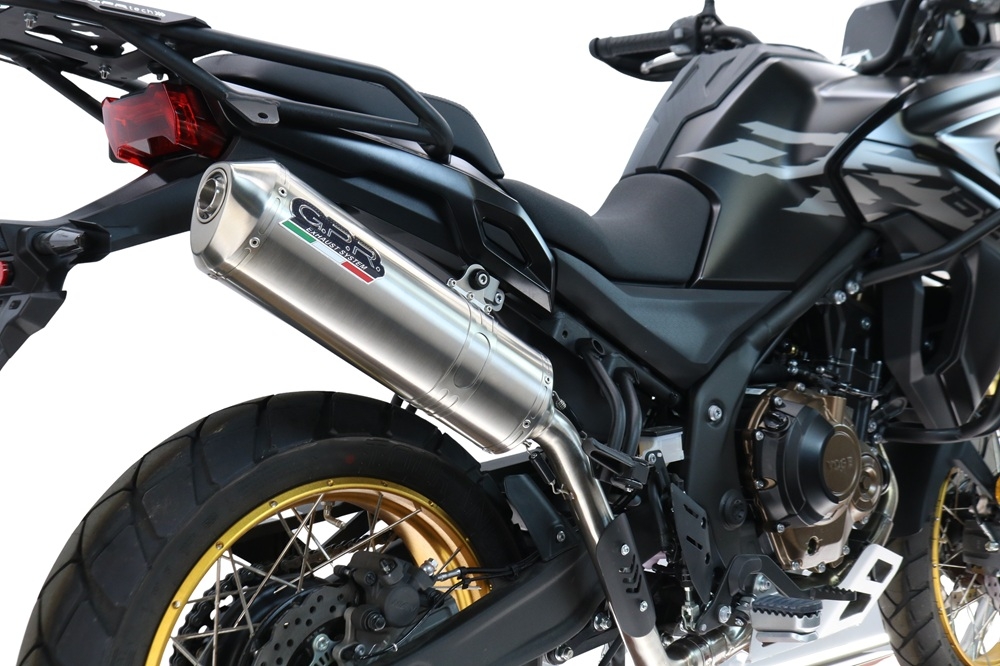 Scarico GPR compatibile con  Voge 625DSX 2024-2025, Satinox , Scarico omologato, silenziatore con db killer estraibile e raccordo specifico