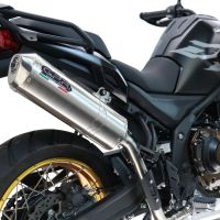 Scarico GPR compatibile con  Voge 625DSX 2024-2025, Satinox , Scarico omologato, silenziatore con db killer estraibile e raccordo specifico