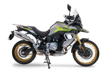 Scarico compatibile con Voge 900DSX 2024-2025, Furore-X Acciaio Inox, Scarico omologato, silenziatore con db killer estraibile e raccordo specifico