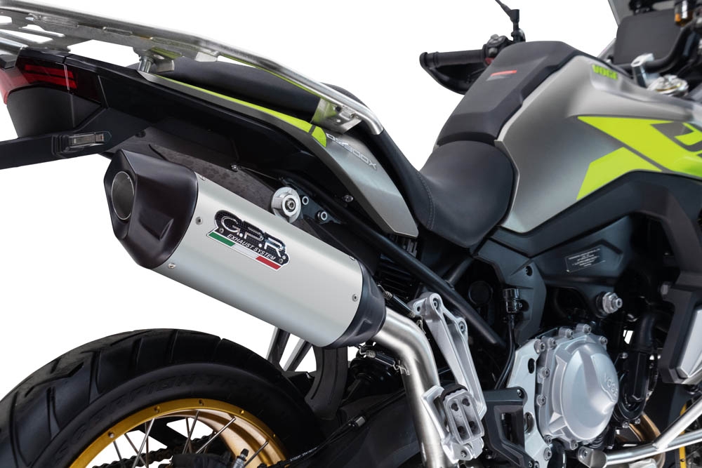 Scarico compatibile con Voge 900DSX 2024-2025, Furore-X Titanio, Scarico omologato, silenziatore con db killer estraibile e raccordo specifico