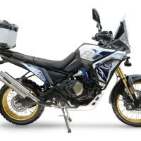 TOP CASE - BAULETTO GPR TECH COMPATIBILE CON Voge DS 800 Rally 2025/2026 GPR TECH BAULETTO TOP CASE ALPI-TECH 35 LT. COLORE ARGENTO CON PIASTRA SPECIFICA 