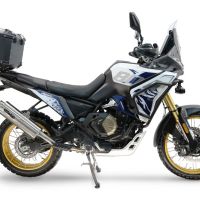 TOP CASE - BAULETTO GPR TECH COMPATIBILE CON Voge DS 800 Rally 2025/2026 GPR TECH BAULETTO TOP CASE ALPI-TECH 35 LT. COLORE NERO CON PIASTRA SPECIFICA 