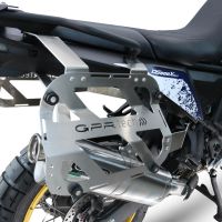 GPR TECH COMPATIBILE CON Voge DS 800 Rally 2025/2026 GPR TECH COPPIA DI VALIGIE LATERALI NERE, ALPI-TECH 38 LT. + 32 LT. CON PORTA PACCHI NERO SERIE TECH-EVO 