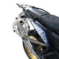 GPR TECH COMPATIBILE CON Voge DS 800 Rally 2025/2026 GPR TECH COPPIA DI VALIGIE LATERALI NERE, ALPI-TECH 38 LT. + 32 LT. CON PORTA PACCHI NERO SERIE TECH-EVO 