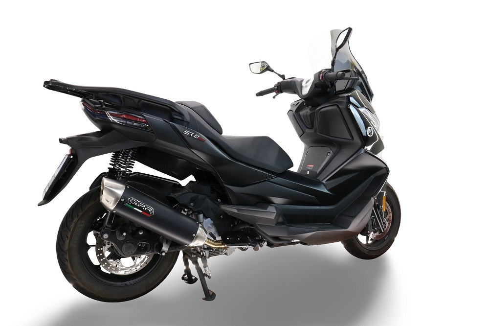 Scarico GPR compatibile con  Bmw C 400 X -GT 2019-2020, Furore-X Scooter, Silenziatore di scarico, fornito con db killer estraibile e raccordo, legale solo per alcuni mercati extracee