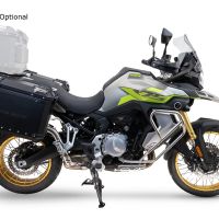 GPR TECH COMPATABILE CON Voge 900DSX 2024/2025 e5 GPR TECH COPPIA DI VALIGIE LATERAL DI COLORE ARGENTO, ALPI-TECH 38 LT. + 32 LT. CON TELAIO SPECIFICO COLORE NERO 
