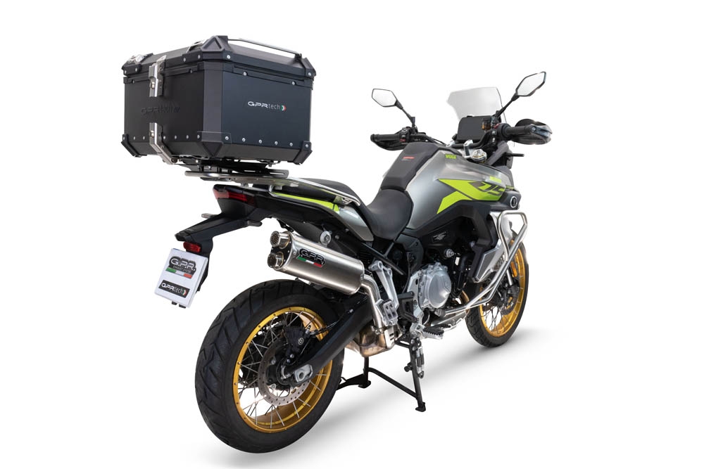 GPR TECH COMPATABILE CON Voge 900DSX 2024/2025 e5 GPR TECH BAULETTO TOP CASE ALPI-TECH 45 LT. COLORE NERO CON PIASTRA SPECIFICA 