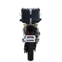 GPR TECH COMPATABILE CON Voge 900DSX 2024/2025 e5 GPR TECH BAULETTO TOP CASE ALPI-TECH 35 LT. COLORE NERO CON PIASTRA SPECIFICA 