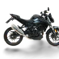 Scarico GPR compatibile con  Voge Brivido R125 2025-2026, Furore-X Inox, Scarico completo racing, fornito con db killer estraibile e collettore, non conforme per uso stradale