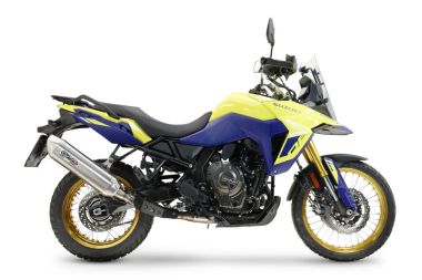 Scarico compatibile con Suzuki V-STROM DL 800 DE - SE 2023-2025, Furore-X Acciaio Inox, Scarico omologato, silenziatore con db killer estraibile e raccordo specifico