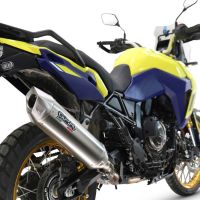 Scarico GPR compatibile con  Suzuki V-STROM DL 800 DE - SE 2023-2025, Furore-X Acciaio Inox, Scarico omologato, silenziatore con db killer estraibile e raccordo specifico