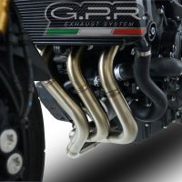 Scarico compatibile con Yamaha Mt-09 2017-2020, Satinox , Scarico completo omologato,fornito con db killer estraibile,catalizzatore e collettore