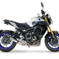 Scarico GPR compatibile con  Yamaha Mt-09 2014-2016, Deeptone Inox, Scarico completo racing, fornito con db killer estraibile e collettore, non legale per uso stradale