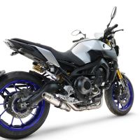Scarico GPR compatibile con  Yamaha Mt-09 2014-2020, Deeptone Inox, Scarico completo racing, fornito con db killer estraibile e collettore, non legale per uso stradale