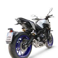Scarico GPR compatibile con  Yamaha Mt-09 2014-2020, GP-Revo Titanium, Scarico completo racing, fornito con db killer estraibile e collettore, non conforme per uso stradale