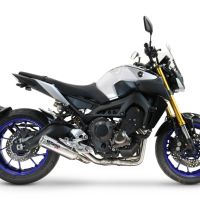 Scarico GPR compatibile con  Yamaha Mt-09 2014-2016, M3 Inox , Scarico completo omologato,fornito con db killer estraibile,catalizzatore e collettore