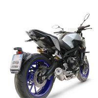 Scarico GPR compatibile con  Yamaha Mt-09 2014-2020, M3 Inox , Scarico completo racing, fornito con db killer estraibile e collettore, non conforme per uso stradale