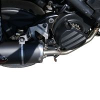 Exhaust compatible with Yamaha Zuma 125 2009-2015, Furore Nero, Racing full system exhaust, including removable db killer 