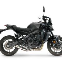 GPR exhaust compatible with  Yamaha Mt-09 2025-2026, Deeptone Inox, Racing full system exhaust, including removable db killer 