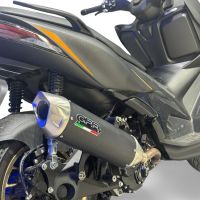 Scarico GPR compatibile con  Zontes 365M 2024-2026, Furore-X Scooter, Silenziatore omologato per il rumore,fornito con db killer,catalizzatore conforme alla revisione e raccordo