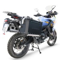 GPR TECH COMPATIBILE CON Zontes 703 F 2025/2026 GPR TECH COPPIA DI VALIGIE LATERAL,I COLORE NERO, SERIE ALPI-TECH 38 LT. + 38 LT. CON TELAIO SPECIFICO 