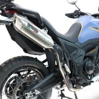 Scarico GPR compatibile con  Zontes 703 F 2025-2026, Furore-X Acciaio Inox, Scarico omologato, silenziatore con db killer estraibile e raccordo specifico